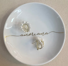 Load image into Gallery viewer, FANCY PEARL ZIRCONIA EARRINGS