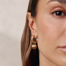 Load image into Gallery viewer, 'CATALINA' Hoops -Two tone-
