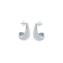 Load image into Gallery viewer, 'PENSIVE' Earrings -Silver Small-