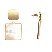 Load image into Gallery viewer, Square Earring, 18k, Gold Plated, Stainless Steel - Ibiza Passion