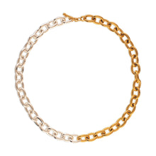 Load image into Gallery viewer, CONNECTION' Two-Tone Chunky Necklace