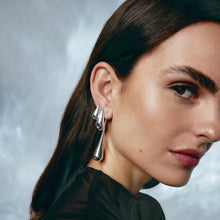 Load image into Gallery viewer, 'PENSIVE' Earrings -Silver Medium- - Ibiza Passion