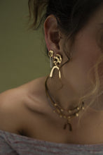 Load image into Gallery viewer, ZOE Duo tone Chain Studs
