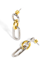 Load image into Gallery viewer, Creative Two Tone Earrings
