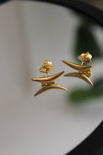 Load image into Gallery viewer, SAGE GOLD Stud
