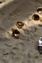 Load image into Gallery viewer, ZOE Duo tone Chain Studs
