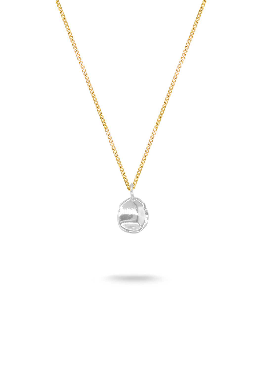 PETAL CHAIN Silver Necklace