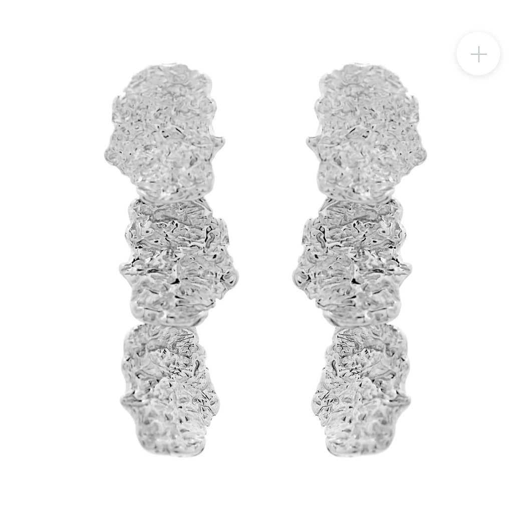 CIBELES STATEMENT EARRINGS Silver