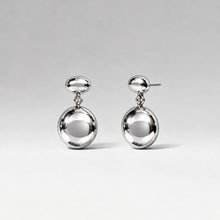 Load image into Gallery viewer, ROUND TWO Earrings-Silver
