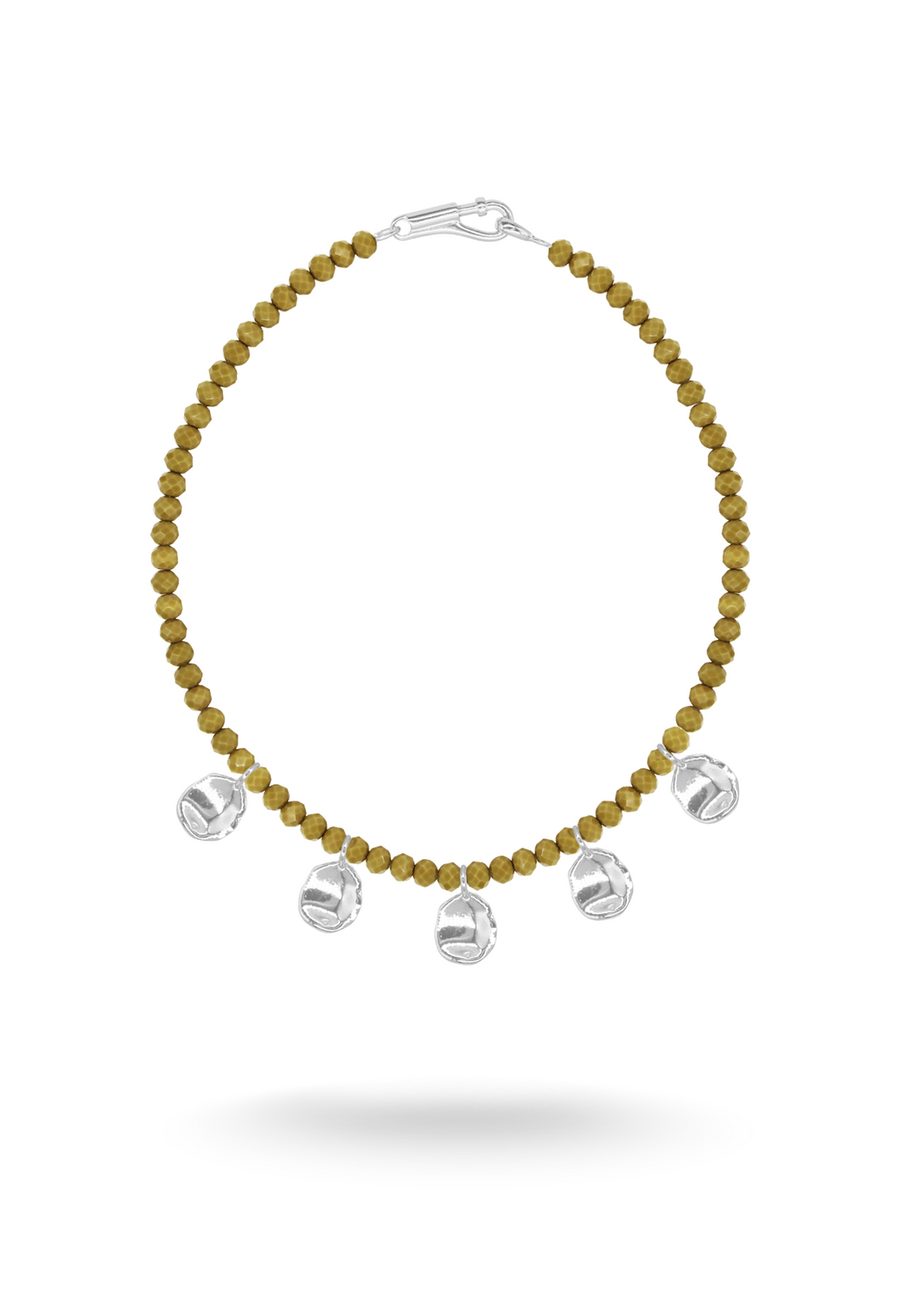 PETAL SAGE Silver Necklace