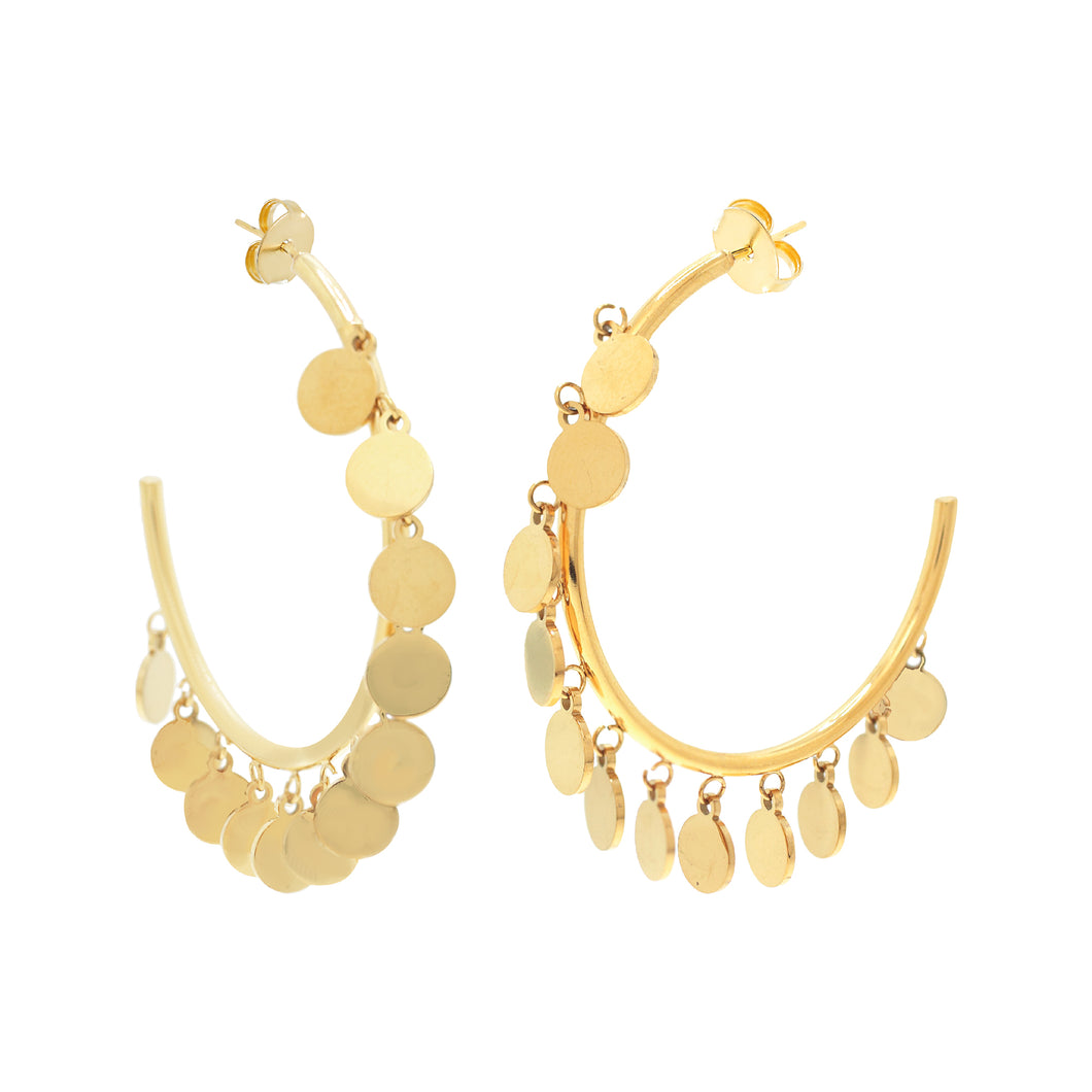 'Frosted Halo' Hoops Maxi