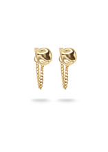 Load image into Gallery viewer, ZOE Chain Studs Gold
