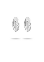 Load image into Gallery viewer, WAVY Studs Silver
