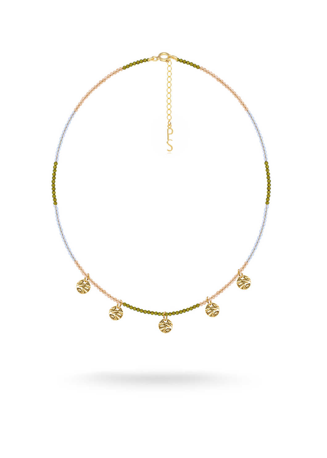 WAVY Drop Necklace Gold