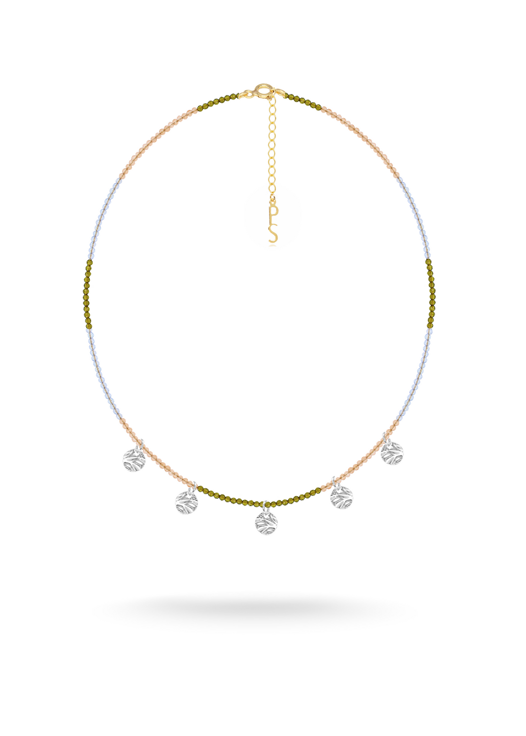 WAVY Drop Necklace Silver