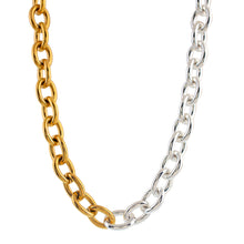Load image into Gallery viewer, CONNECTION&#39; Two-Tone Chunky Necklace
