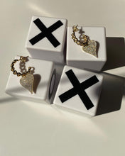 Load image into Gallery viewer, MODERN HEART HOOPS
