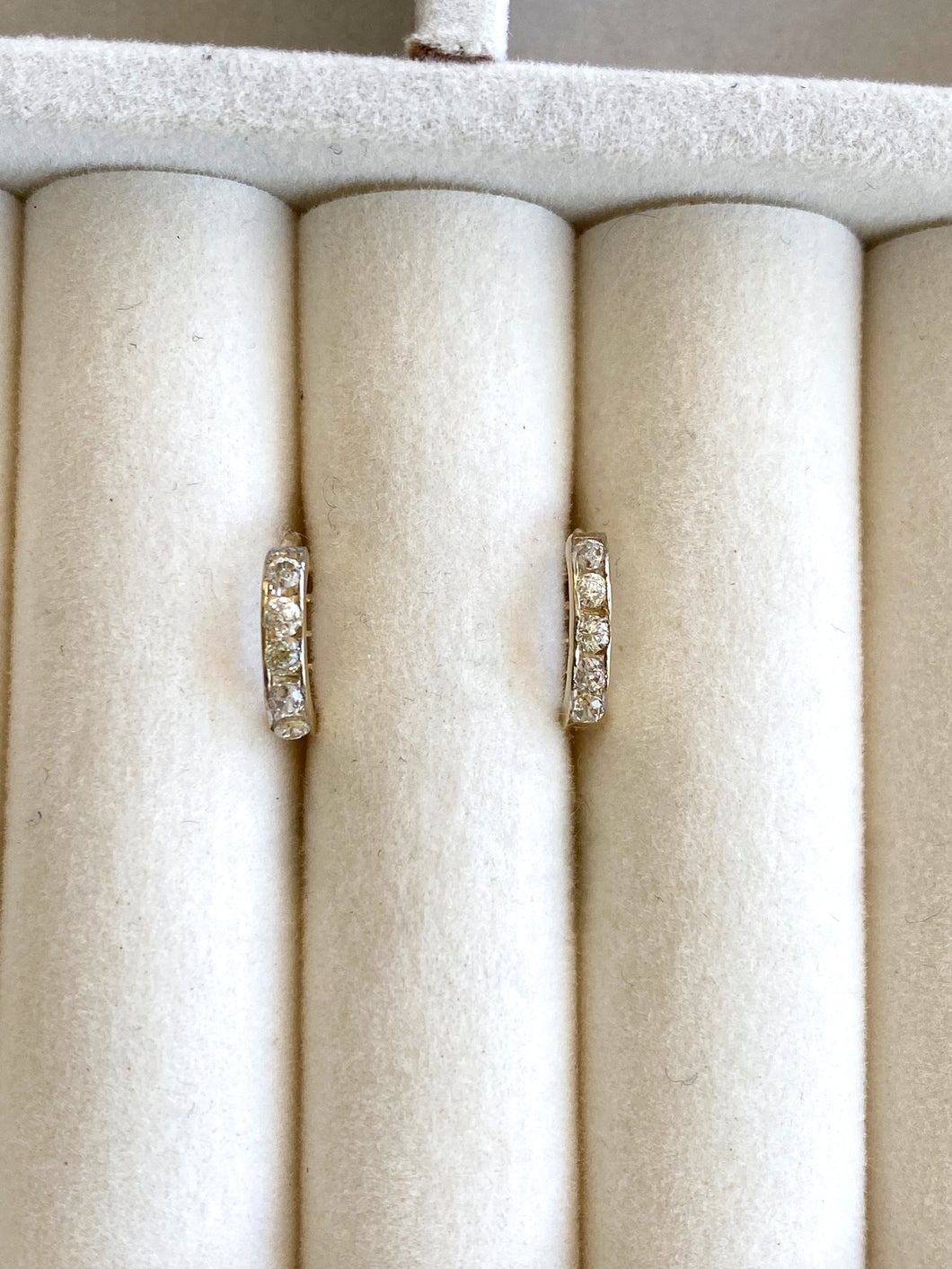 ALL OVER SMALL ZIRCONIA HOOPS